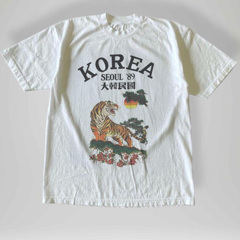 Style Korea Seoul 89 Tiger Graphic Tee
